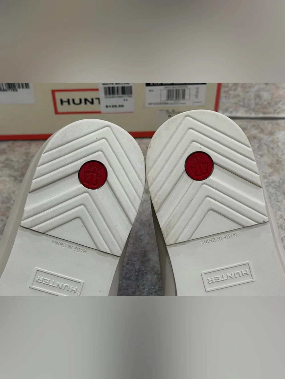 Hunter Play Short Faux Shearling Line Waterproof Rain Boots Size 11 USA